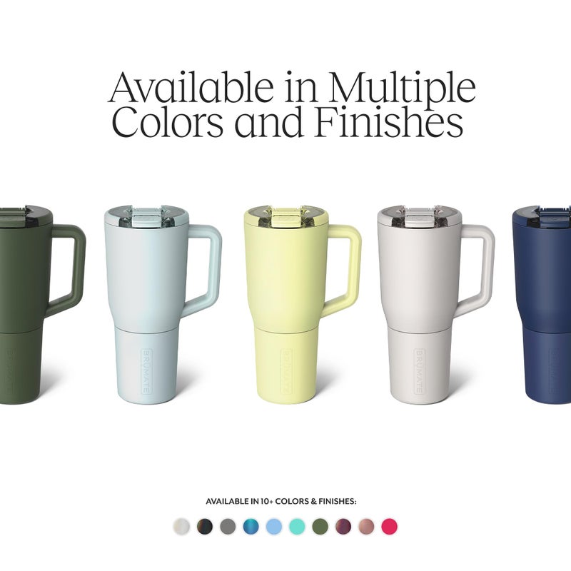 BrÃ¼Mate BrMate Mv - 35oz 100% Leak Proof Insulated Coffee Mug with Handle & Lid - Stainless Steel Coffee Travel Mug - Double Walled Coffee Cup (Sage) - Image 2