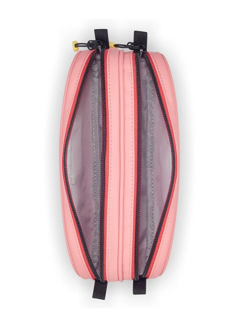 DELSEY Paris BTS 2023 Top Zip Opening Pencil Case 2 Compartment Pink Printing 00338917319