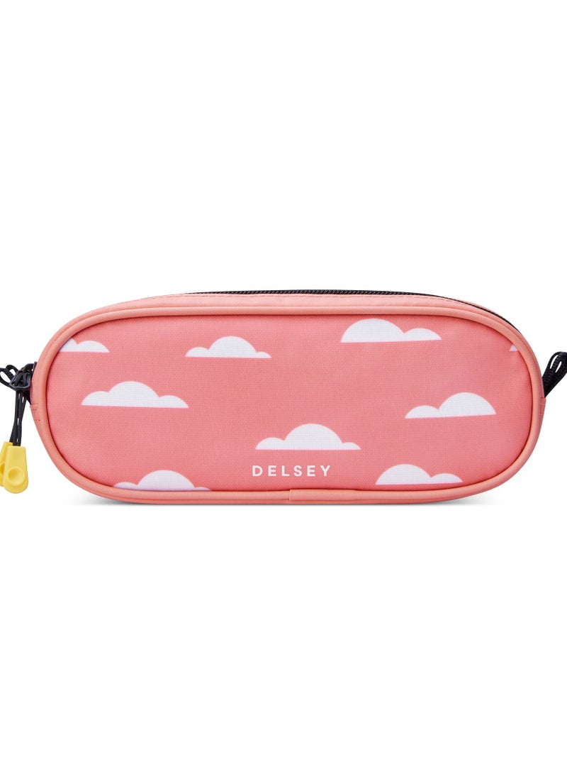 DELSEY Paris BTS 2023 2-Compartment Pencil Case With Top Zip Opening - Pink Printing - Image 1