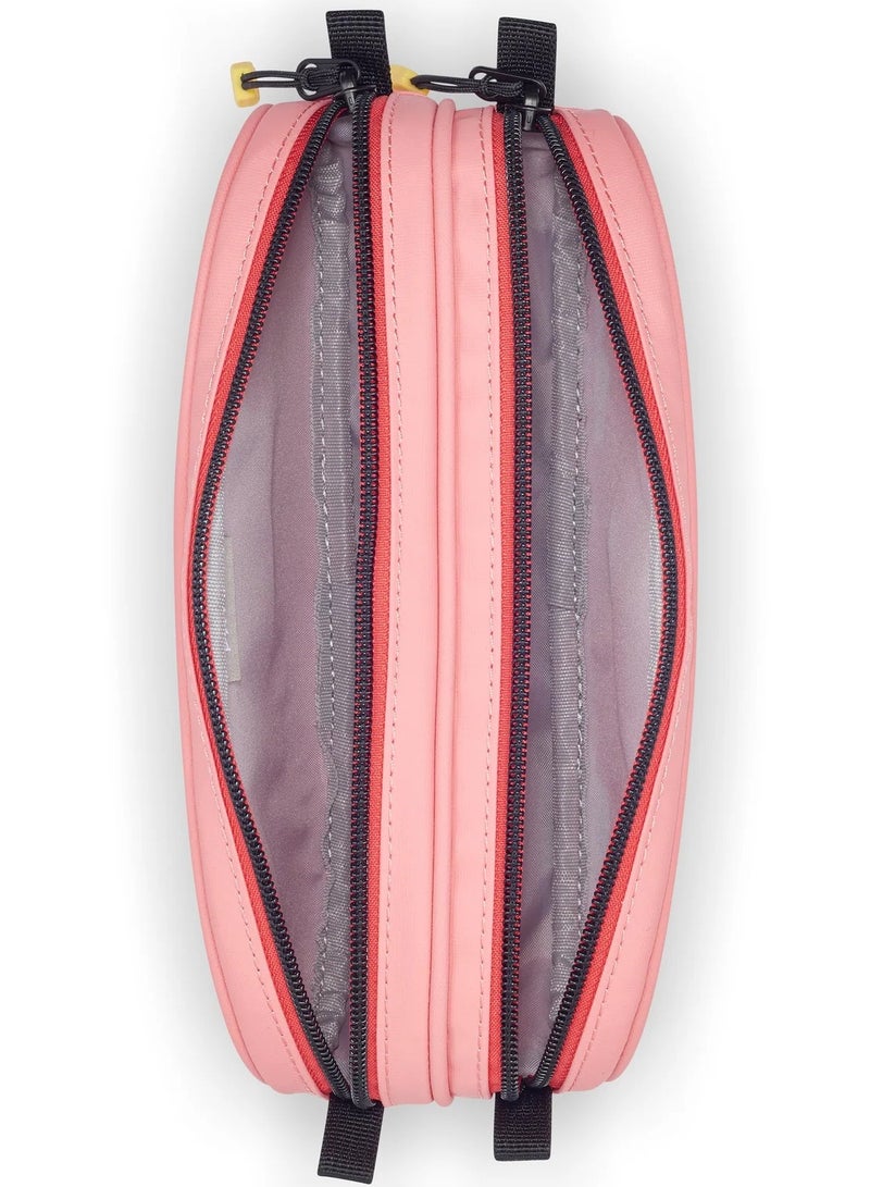 DELSEY Paris BTS 2023 2-Compartment Pencil Case With Top Zip Opening - Pink Printing - Image 3
