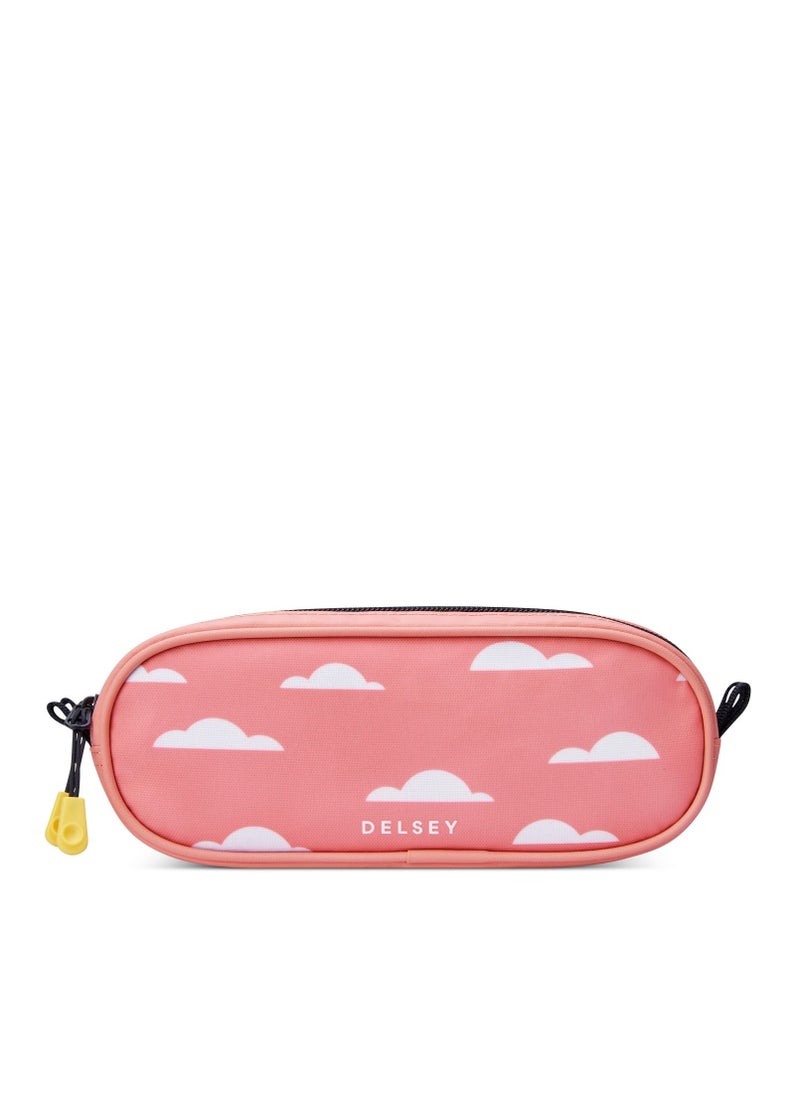 DELSEY Paris - BTS 2023 Top Zip Opening Pencil Case 2 Compartment Pink Printing 00338917319 - Image 1