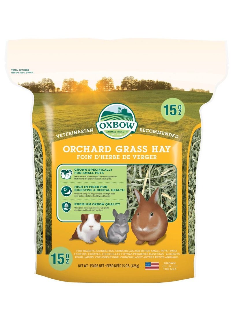 Oxbow Orchard Grass Hay for Small Pets 425g