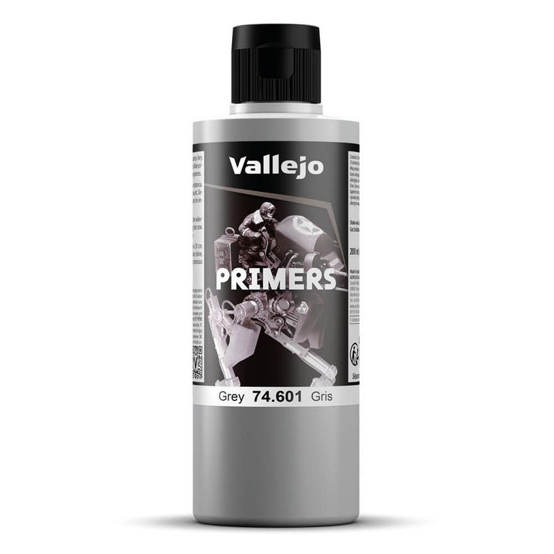 Vallejo - Surface Primer Color | Grey Acrylic Primer 200 ml (6.76 fl.oz.) | Matte Finish and Fast Drying | Perfect for Airbrushing and Great Adhesion to Figurines and Scale Models - Image 5