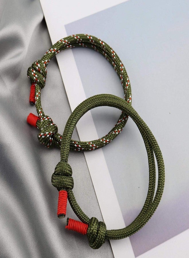 SING F LTD 10pcs Nautical Braided Rope String Surfer Bracelets Set Assorted Handmade Adjustable Unisex - Image 3