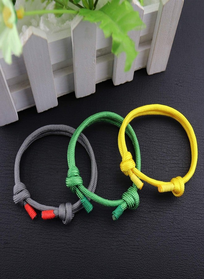 SING F LTD 10pcs Nautical Braided Rope String Surfer Bracelets Set Assorted Handmade Adjustable Unisex - Image 2