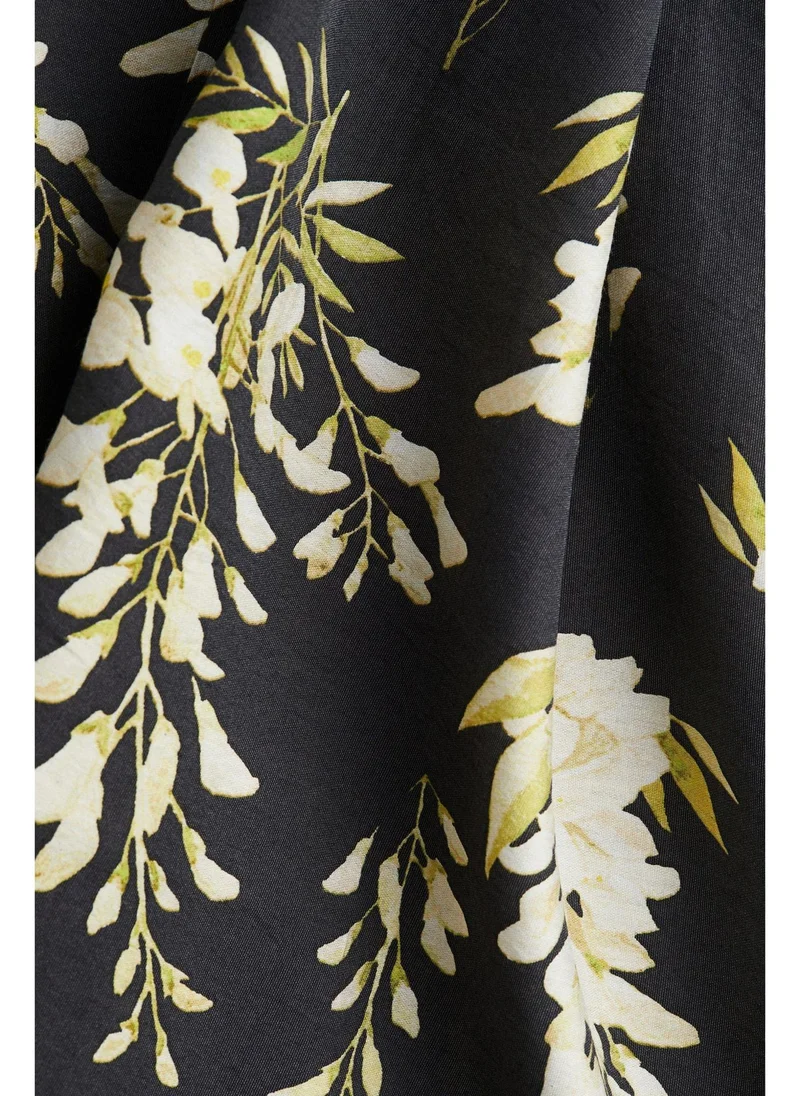 اتش اند ام Frill-trimmed maxi skirt