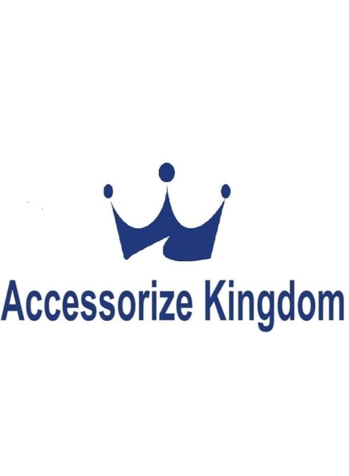 مملكة الإكسسوارات كعكة شعر وتاج من أكسسورايز كينغدوم مزينة بزهرة من أحجار الراين | غطاء شبكي أنيق للبنات والنساء (أسود 5) - Image 5