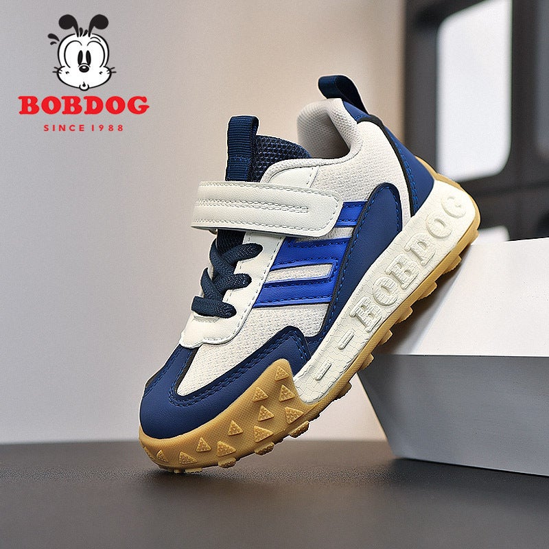 Children'S Babu Bean Leather Autumn Fashion Shoes New Sports Girls Waterproof Middle And Big Children'S Forrest Gump Shoes Boys Shoes 2024 - Image 1