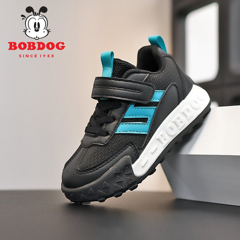 Children'S Babu Bean Leather Autumn Fashion Shoes New Sports Girls Waterproof Middle And Big Children'S Forrest Gump Shoes Boys Shoes 2024 - Image 5