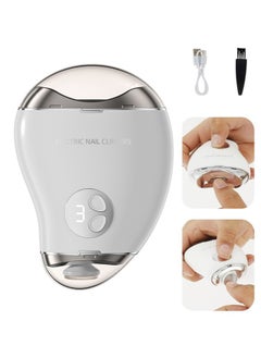 Dominy Automatic Electric Nail Clipper for,3 Speeds LCD Digital Display, Nail Clip Storage, USB Rechargeable Safety Fingernail Trimmer for Baby, Kids, Seniors, Caregivers  - Image 1