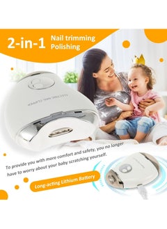 Dominy Automatic Electric Nail Clipper for,3 Speeds LCD Digital Display, Nail Clip Storage, USB Rechargeable Safety Fingernail Trimmer for Baby, Kids, Seniors, Caregivers  - Image 3