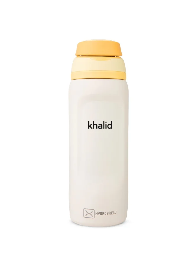 هيدروبرو Hydrobrew Personalized Sip Switch Stainless Steel Water Bottle - Soft Latte