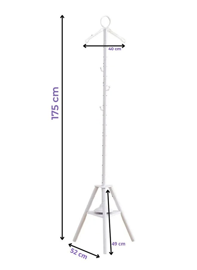 Eworld Sturdy Clothes Incense bakhoor Burner Stand, Alloy Steel Hanger with cloth Hooks and Ventilation Holes for Aromatic bukhoor Steaming, Elegant and Sturdy Organizer for Home, Office and Hotels  - Image 2