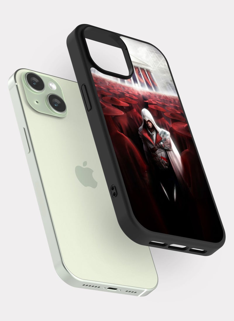 بكسلات كفر ايفون 15 اساسنز كريد احمر - Image 2