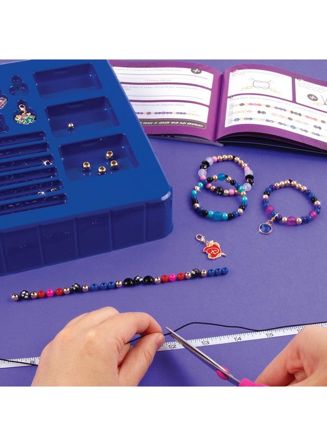Make It Real Disney Descendants 3 Fierce Fashion Jewelry Kit - DIY Bead & Charm Bracelet Making Set, Includes Supplies, Beads, Charms, Descendants Book - Create 8 Bracelets, for Ages 8 - Image 2