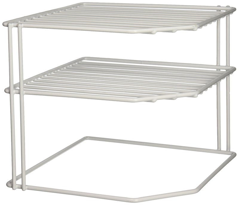 GRAYLINE 40316 Corner Helper Shelf White