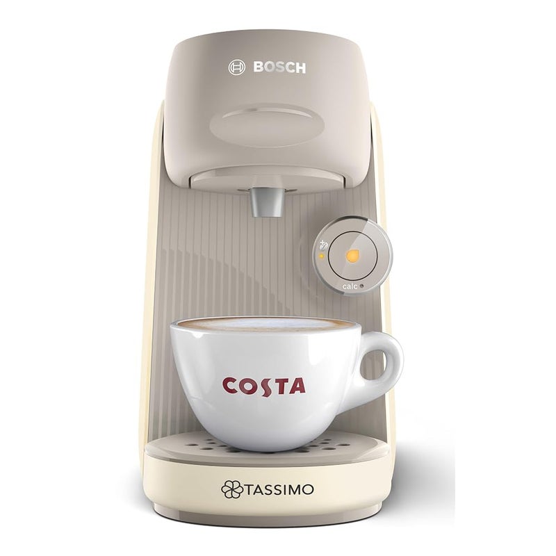 Tassimo by Bosch Finesse Friendly Pod Coffee Machine, TAS167PGB, Cream - Image 1