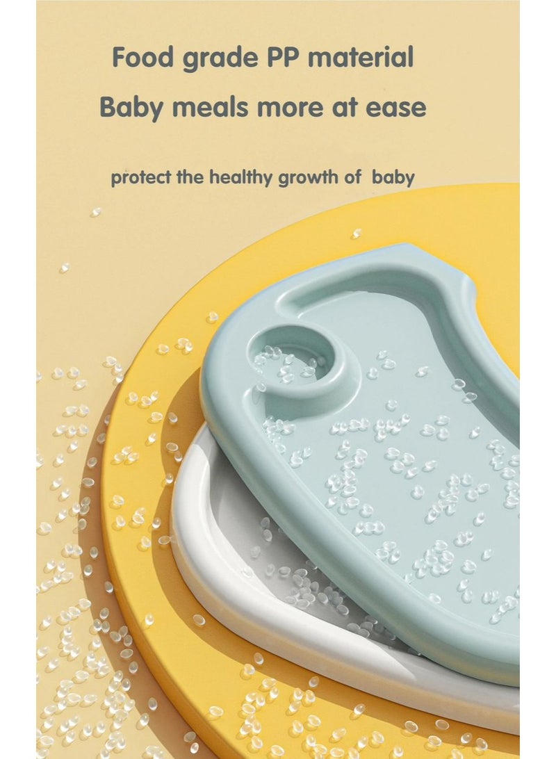 امبريلا كرسي طعام مرتفع للأطفال من امبريلا امقابل للطي بـ6 أوضاع لتغذية حديثي الولادة، صينية وجبات مزدوجة قابلة للإزالة والتعديل بتصميم قابل للإمالة مع عجلات ممتازة - Image 4