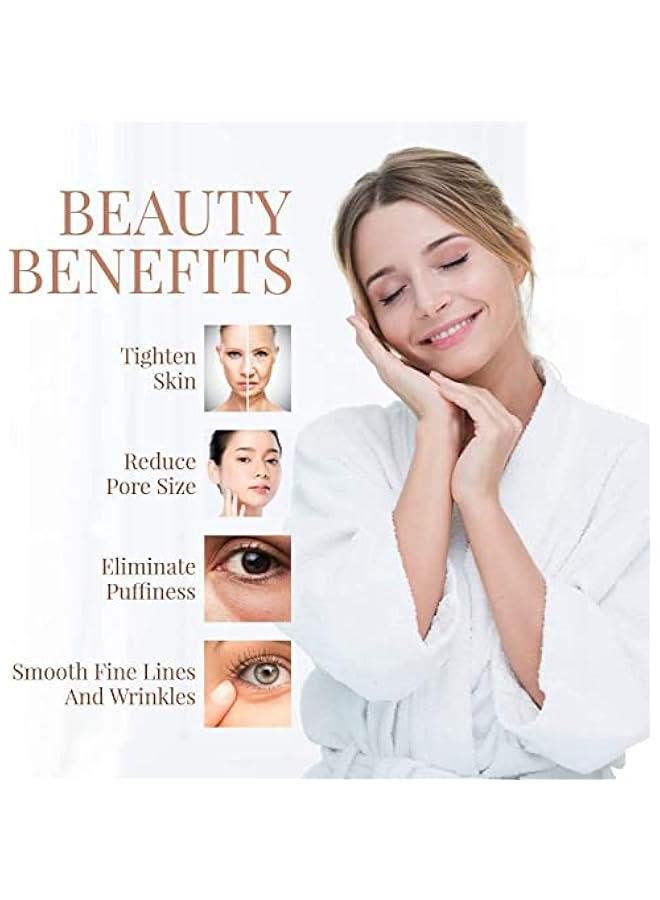 BWSJ Stainless Steel Face Mager Roller for Daily Beauty Routine Reduce Puffiness and Headaches Enhance Circulation Tighten Skin - Image 4