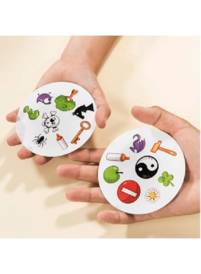 Asmodee Spot It and Dobble Classic Card Game – The Lightning-Fast Matching Game for 2-8 Players Fun Family Party Game Ages 6 and Above 5 Games in 1 - Image 4