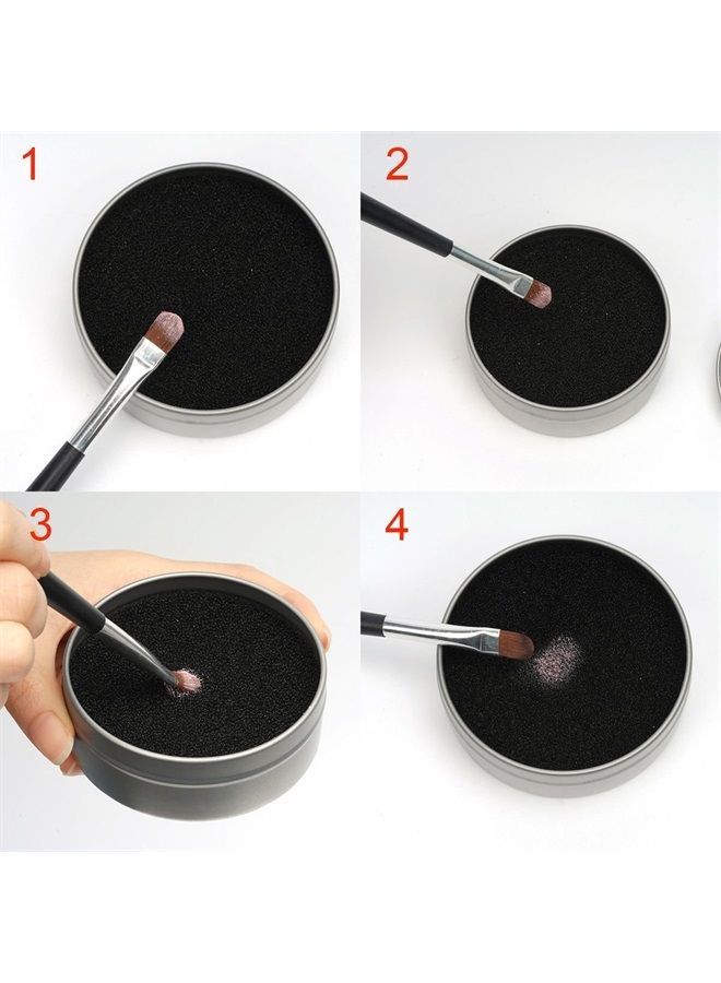 Makeup Brushes Color Removal Cleaner Sponge + Switch Armband Cleaner Arm Sponge 2 in 1 Set