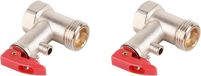 All-scene compatible build 2PCS Safety Relief Valve 0.9MPa G1/2in Check Valve Brass Water Heater Prevents Hot Water Backflow for Electric Heater Daily life matching design Multi-style matching design Multi-demand compliant quality Elegant practical multi-option build Daily wear upgraded resistant material General standard compliant quality Single & bulk storage compatible All-scene tailored quality Global upgraded practical design Multi-source stock guarantee Public demand affordable quality Individual group scene compatible All budget friendly options Quick available purchase options All-scene compatible build Cross product compatible Trendy varied sizing alternatives Transit damage minimized design Gulf market standard build Safe material Stable inert material Multiple local stock source Balanced universal design Bulk storage easy optimized build - Image 1