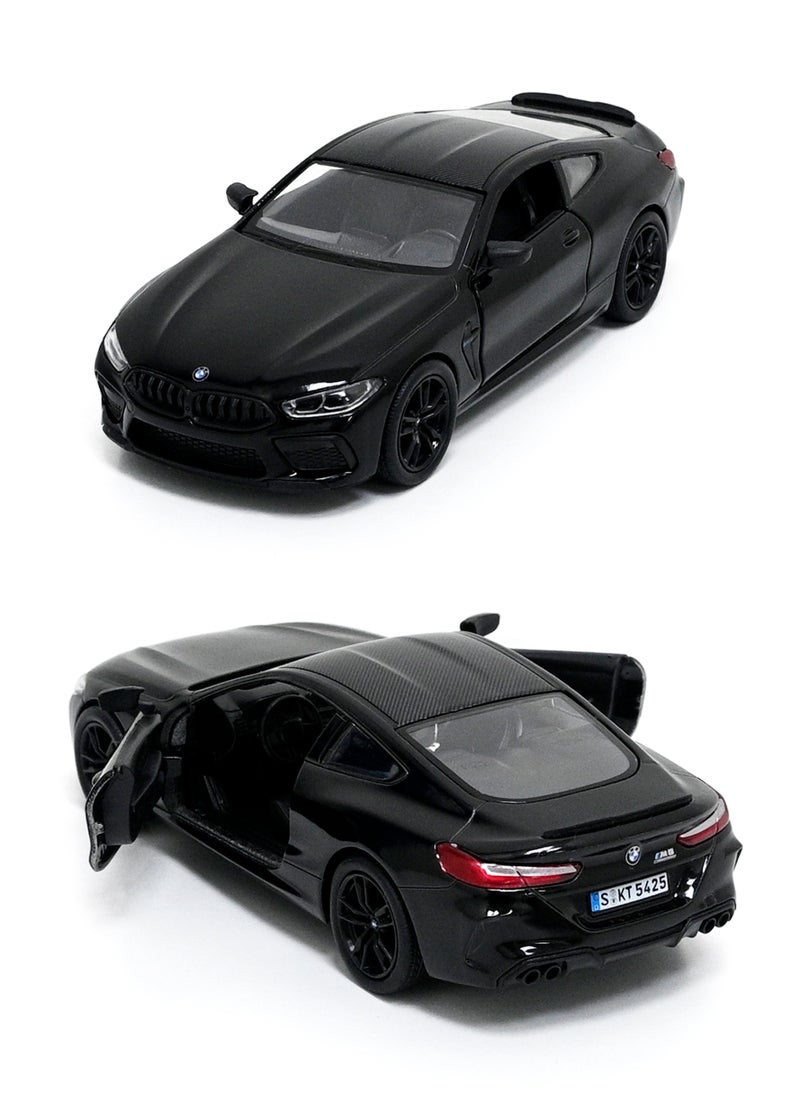 Kinsmart - BMW M8 Competition Coupe 1/38 Scale Die Cast Metal Doors Openable Pull Back Action Toy Car - Image 1