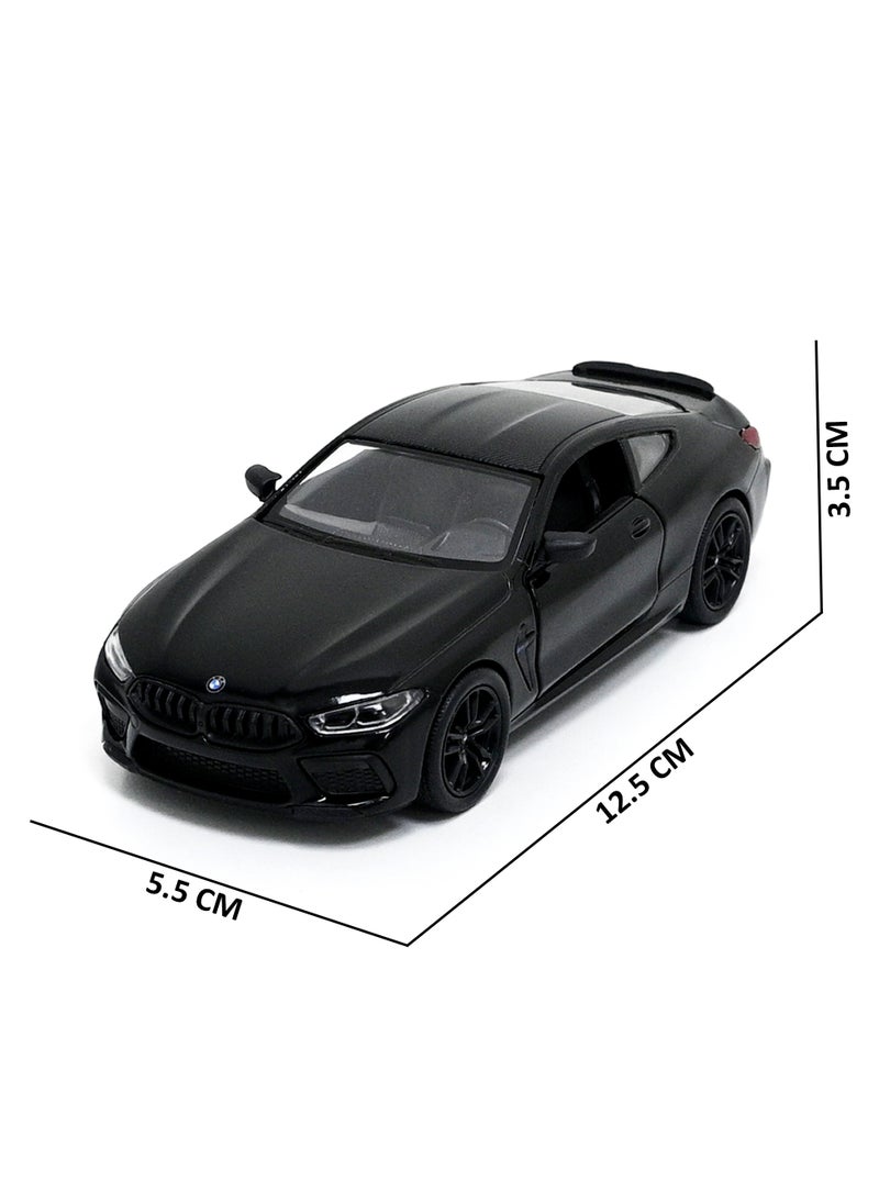 Kinsmart - BMW M8 Competition Coupe 1/38 Scale Die Cast Metal Doors Openable Pull Back Action Toy Car - Image 1