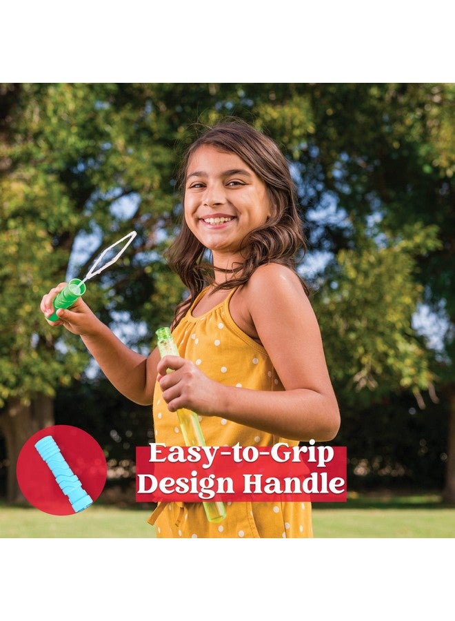 JOYIN 24 Pack 14.6’’ Big Bubble Wands Bulk (2 Dozen) for Summer Toy, Outdoor/Indoor Activity Use, Easter, Bubbles Party Favors Supplies for Kids - Image 4