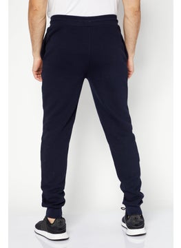 CROSSHATCH Men 2Pcs Sportswear Fit Brand Logo Training Jogger Pants, Navy  - Image 5
