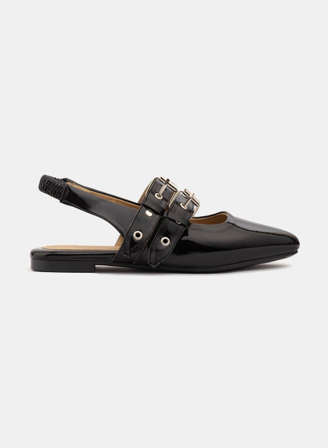 TGS Double Belt Flat Slingbacks - Image 2