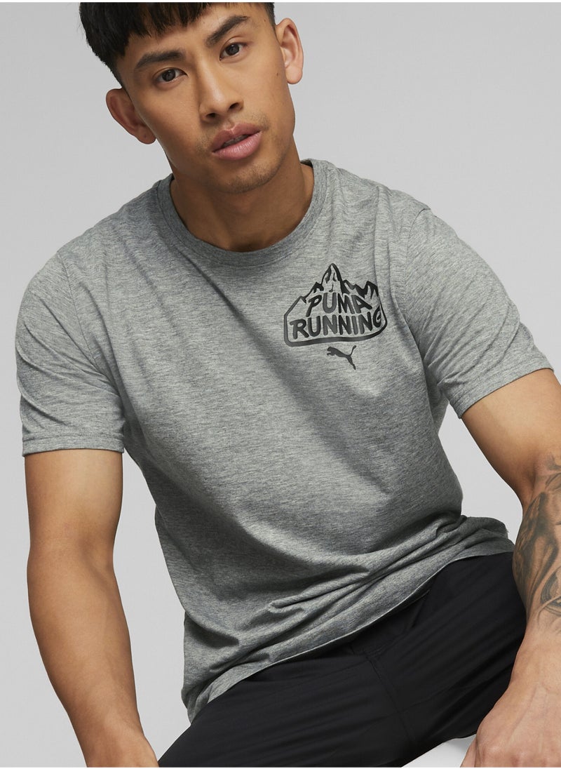 PUMA - Run Graphic Mens Training T-Shirt - Image 1
