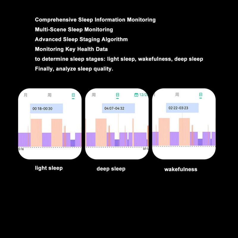 ciciglow Smart Ring, Ceramic Smart Ring Health Sleep Monitoring Step Counter Remote Camera, IP68 Intelligent Wearable Device for JYouPro APP (8) - Image 5