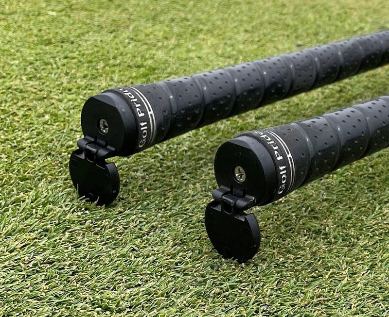 HD Products حامل جولة الجولف و البوتير - حامل مفصلي يحافظ على أعمدة النادي بعيدًا عن الأرض - Image 1