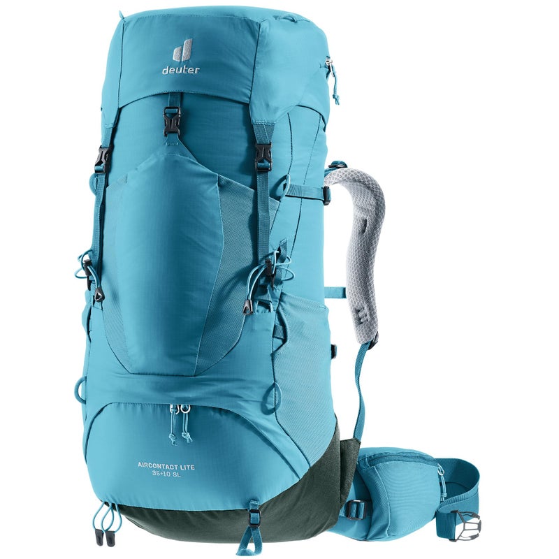 Deuter Womenâ€™s Aircontact Lite 35 + 10 SL, Lightweight Backpacking & Hiking Backpack, 35 + 10 Liters - Lagoon-Ivy - Image 2