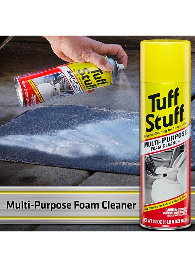 Tuff Stuff Multi-Purpose Foam Cleaner, Use On Car Interior, Furniture, Carpet, 22 Oz Each - Image 3