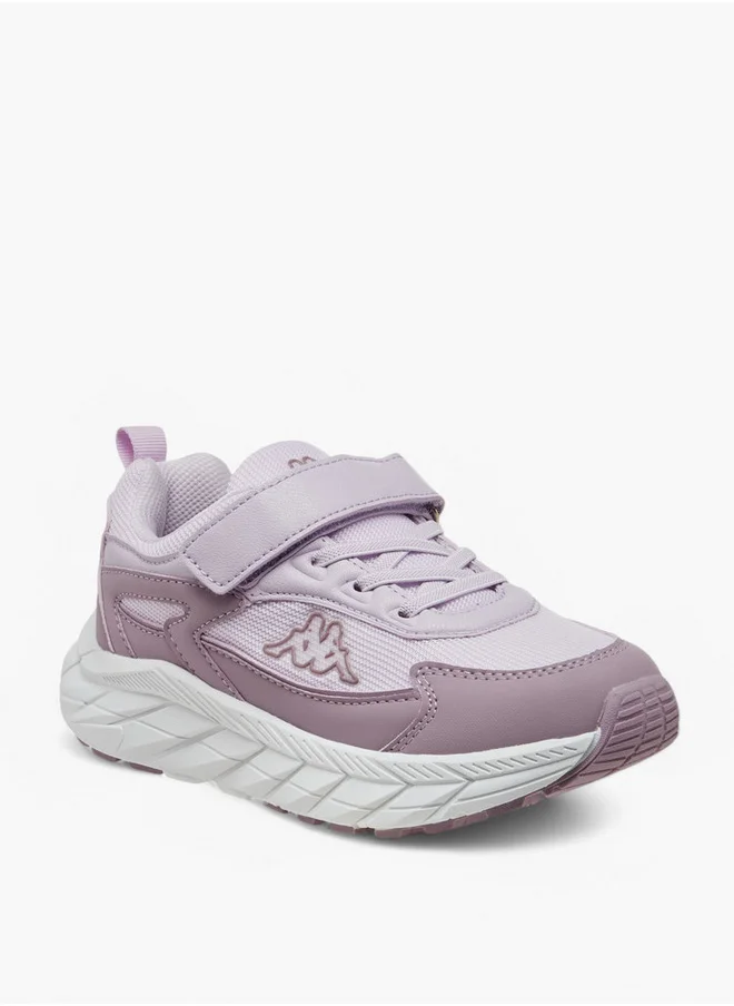 Kappa Girls' Logo Detail Sports Shoes with Hook and Loop Closure