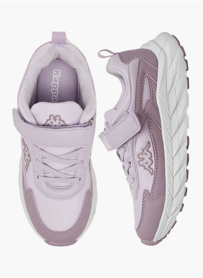 Kappa Girls' Logo Detail Sports Shoes with Hook and Loop Closure