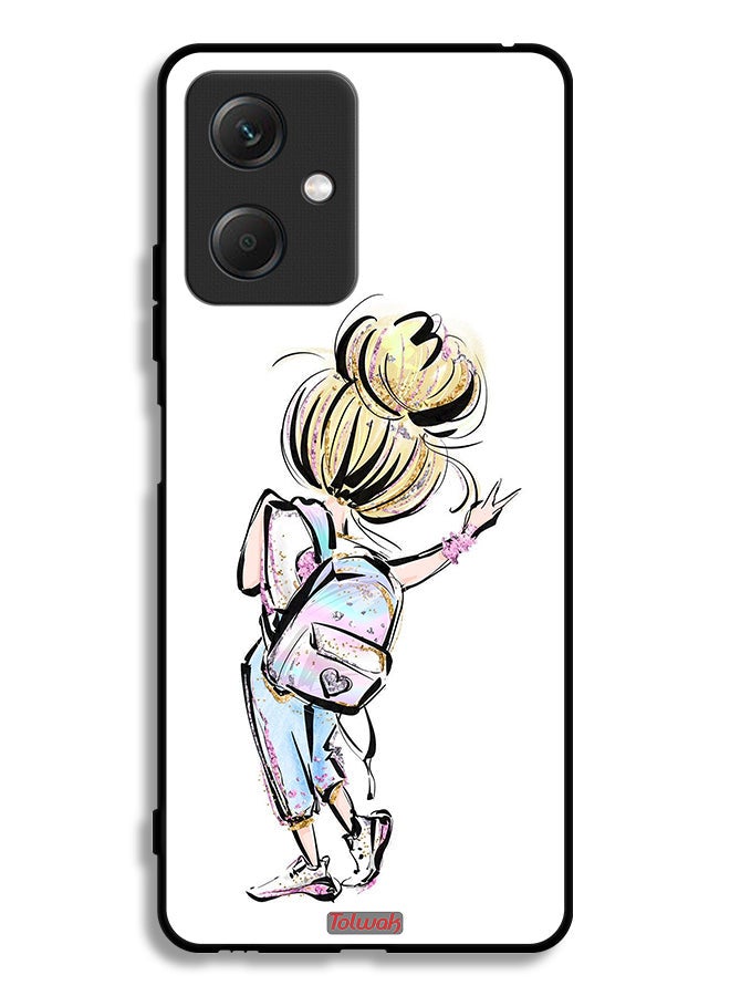 Tolwak Xiaomi Redmi Note 12 Protective Case Cover Back To School Girl Art - Image 2