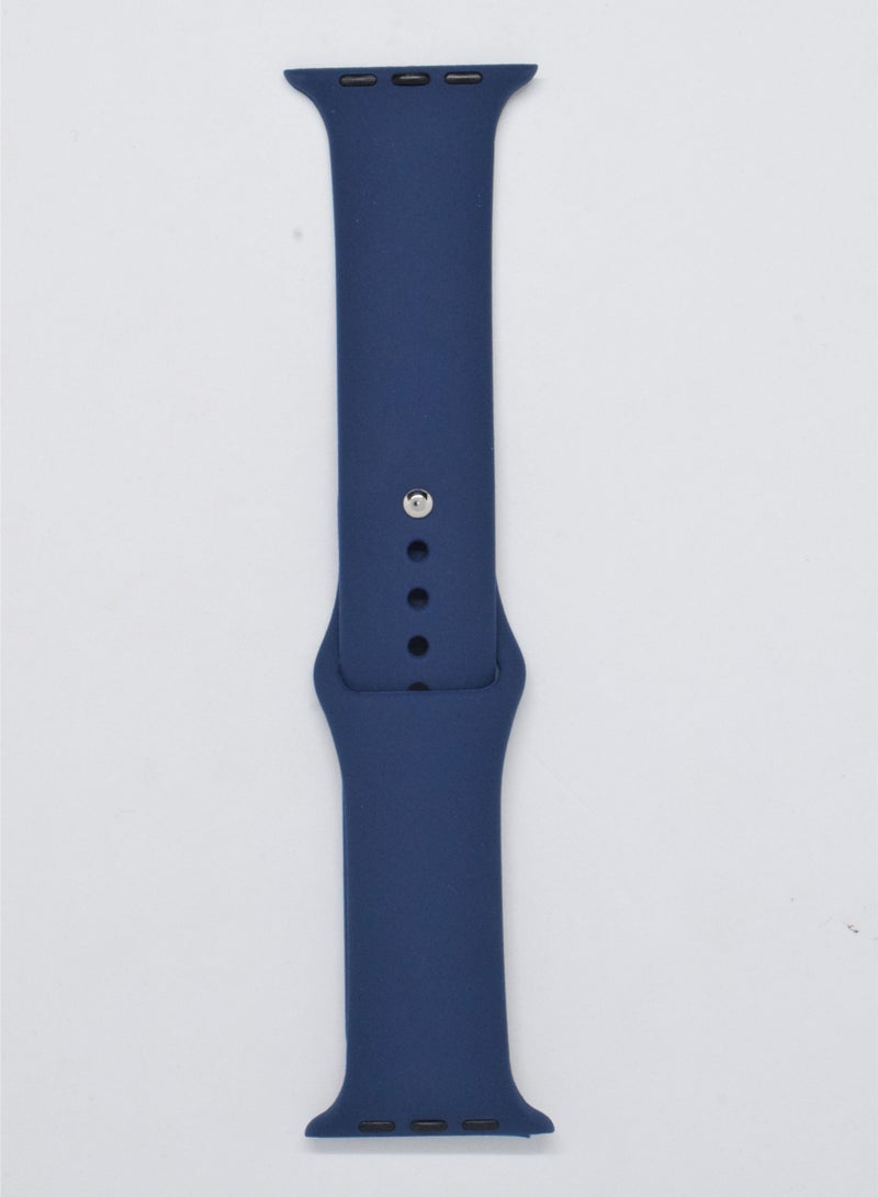 BORTONY Universal 42/44mm Silicone Replacement Watch Strap For Apple Series 7/6/5 - Image 1