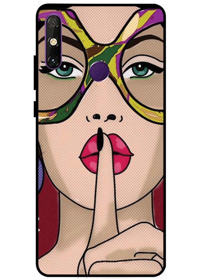 EYE CATCH Protective Case Cover For Huawei Enjoy 20E Shhhh Multicolor  - Image 1