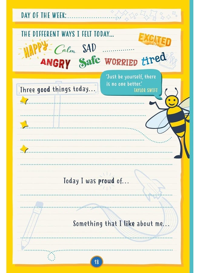 Happy Confident Me Journal: Gratitude and Growth Mindset Journal to boost children's happiness, self-esteem, positive thinking, mindfulness and resilience  - Image 3