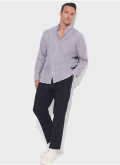 JUNE Striped Button Down Regular Fit Shirt Shirt  - Image 5