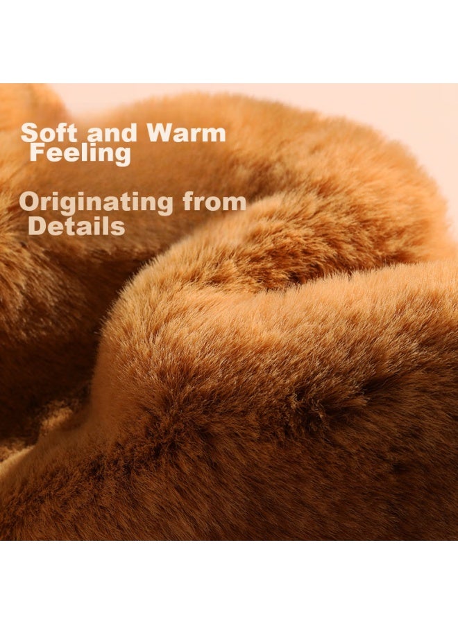 Gujin 100% Camel Hair Filling Thermal Pants For Men, Extra Thick Knee And Waist Protection, Middle-aged And Elderly, Extra Thick Fleece-lined Cotton Pants - Image 5