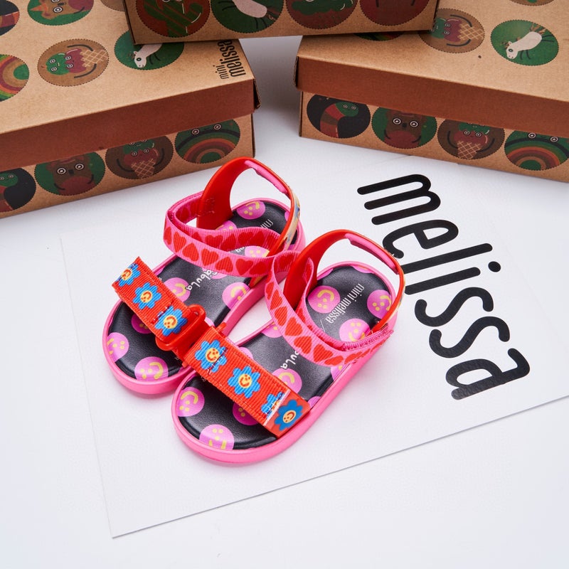 Melissa Nelissa Boys And Girls Shoes Printed Flat Sandals Summer Baby Beach Shoes - Image 1