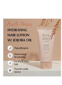 RATED GREEN RATED GREEN Real Shea Anti Frizz Hydrating Hair Lotion | Shea Butter Hair Moisturizer & Hair Care Cream | Daily Hair Moisturizer & Anti Frizz Hair Products for Frizzy Hair 5.07 fl oz  - Image 2