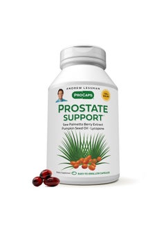 Andrew Lessman ANDREW LESSMAN Prostate Support Supplement for Men's Health, 30 Softgels, No Additives - Saw Palmetto for Men, Pumpkin Seed Oil, Lycopene & Omega-3 for Prostate Health, Urinary & Bladder Function  - Image 1