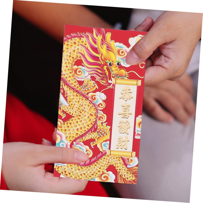 30pcs Chinese New Year Red Envelopes Pouches Beautiful Patterns for Cash Gifts - Image 4