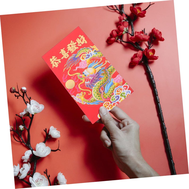 30pcs Chinese New Year Red Envelopes Pouches Beautiful Patterns for Cash Gifts - Image 5