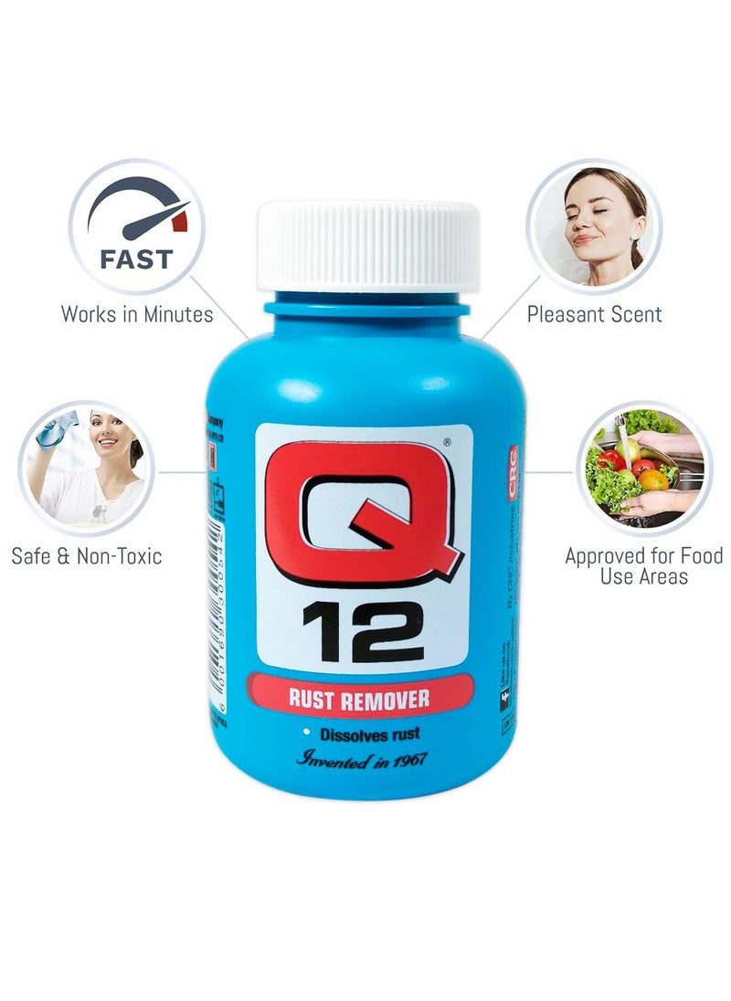 Q12 - Q12 Rust Remover - Powerful Rust Dissolver, Fast-Acting Formula for Stubborn Rust Stains, Safe for Metal Surfaces - 200ml - Image 1